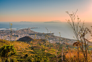 Panorama of Trapani from Erice