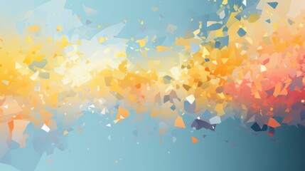 Abstract background with pixel broken design,illustration graphics, and rainbow colors