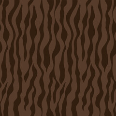 Seamless abstract animal pattern. stripes repeating background vector printing for fabric, poster, banner