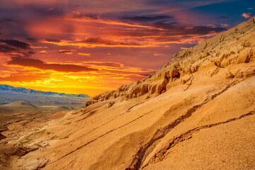 Enjoy the beauty of the Red Mountains at sunset. Immerse yourself in a peaceful and tranquil...