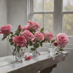 Flower In Table Background Very Cool