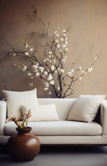couch is white