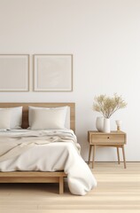 natural living bedroom,