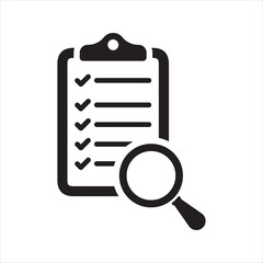 Magnifier assessment checklist icon