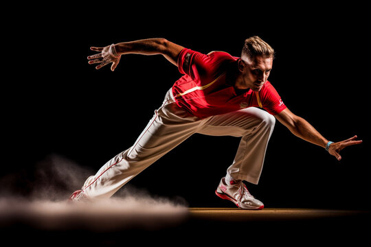 A active fielder catch the ball during a cricket match. - Powered by Adobe