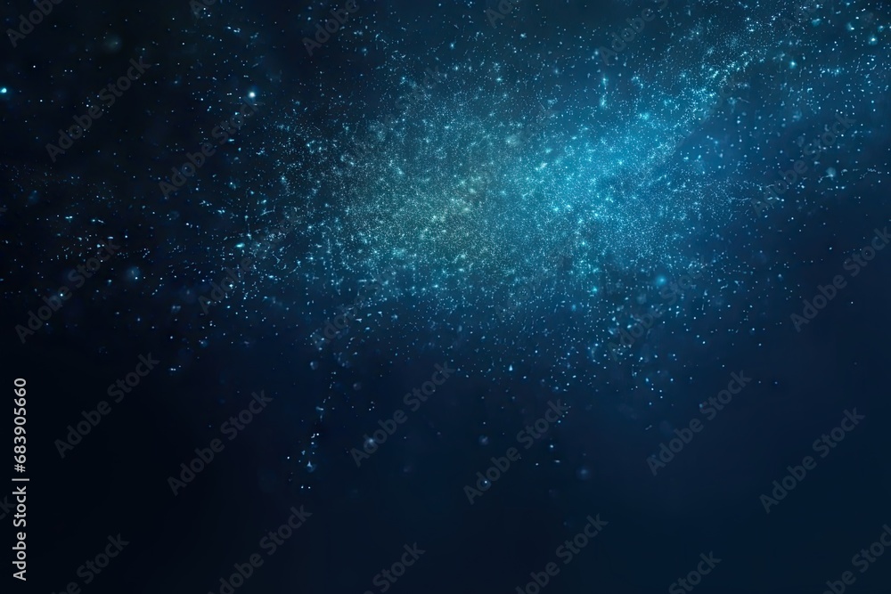 Poster celestial symphony. captivating night sky background with abstract elements glowing stars and cosmic