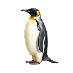 penguin on transparent background PNG image