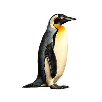penguin on transparent background PNG image
