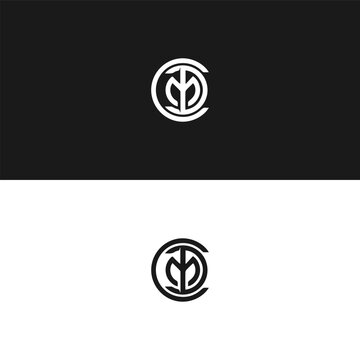 DMC logo. D M C design. White DMC letter. DMC, D M C letter logo design. Initial letter DMC linked circle uppercase monogram logo.