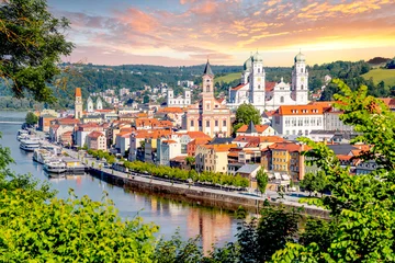 Foto op Plexiglas Altstadt, Passau, Deutschland  © Sina Ettmer