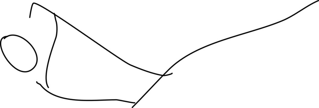 Menschen Figuren (Pilates-Position: Schere)