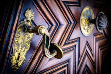 old door handle - knocker