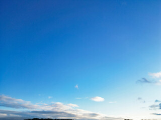 Obraz premium British Blue Sky with Clouds over England