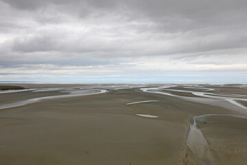 from Mont Saint Michel Abbey in Normandy in Northern France