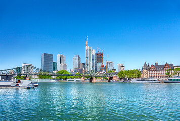 The skyline of Frankfurt