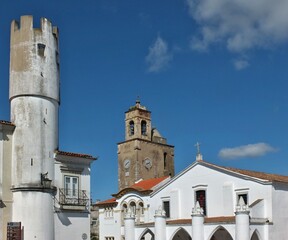 Fototapeta na wymiar Santa Maria church in Baja, Alentejo ' Portugal