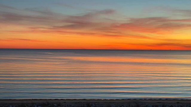 Ripples on Ocean Waves on Nantucket Sound at Chatham, Cape Cod