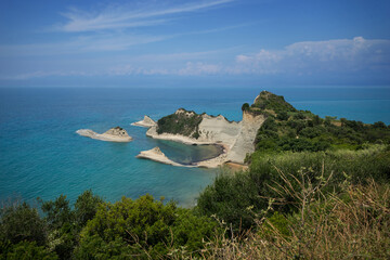 Cape Drastis on Kerkyra, Greece