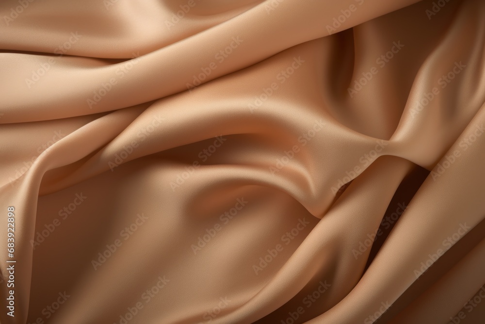 Poster a close up view of beige fabric. this versatile image can be used in various design projects