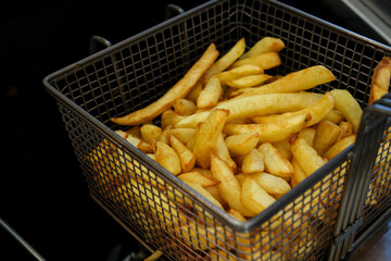 french fries in a basket