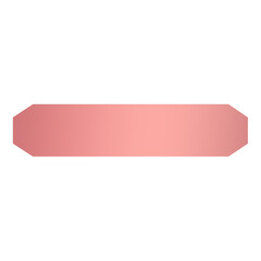pink octagon banner bar