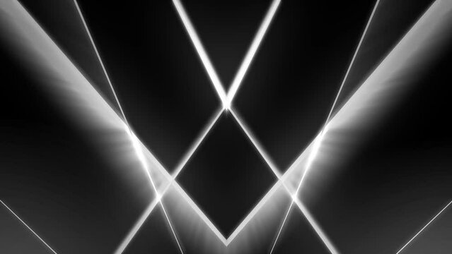 upbeat monochrome laser show vj loop animation