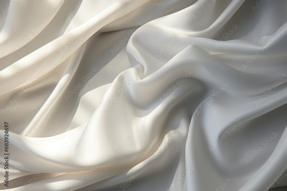 Aufkleber a close up view of a white fabric. versatile and can be used for various projects