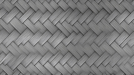 Seamless silver carbon fiber texture with metallic sheen and weave