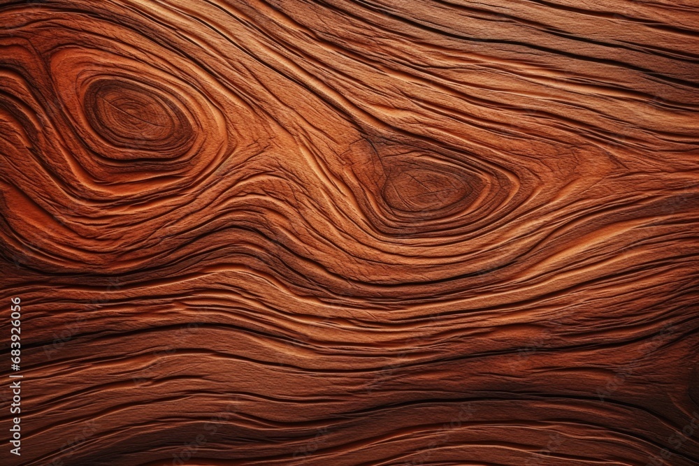 Poster a detailed close-up view of a wood grained surface. this image can be used for various applications