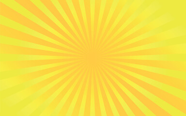 Golden Rectangle Backgrounds - Gradient in Yellow and Orange with Radial Sunburst