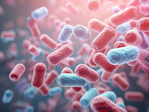 Detailed image of lactobacilli