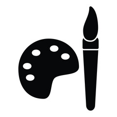 painting icon vector design template