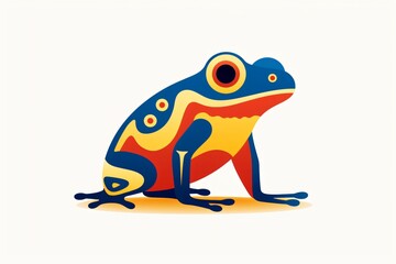 Frog graphic illustration