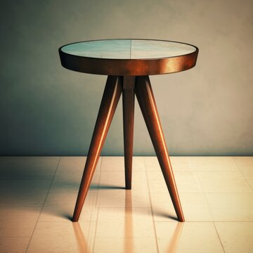 Compact and Stylish Round Side Table: Perfect Addition for Every Home Generative AI