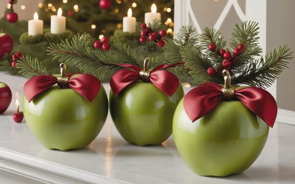 Fairytale Applecore Christmas Whimsical Decor Delights