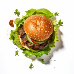 Juicy Grilled Hamburger: Your Ultimate Guide to the Perfect Summer BBQ! Generative AI