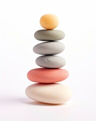 Balancing Act: A Masterpiece of Nature’s Zen Stones in Motion Generative AI