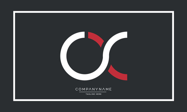 Alphabet Letters CX or XC Logo Monogram