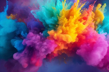 Colorful splash background