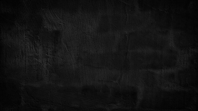 Abstract texture dark black old wall background as template, page or web banner