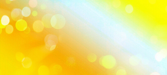 Yellow bokeh background for seasonal, holidays, event celebrations and various design works