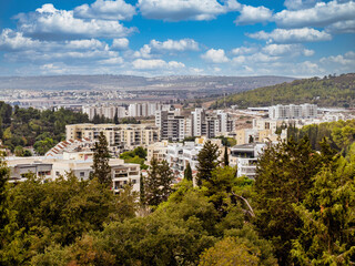 Obraz premium city of Migdal Ha Emek, Migdal Haemek in northern Israel