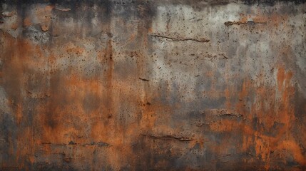 Dirty metal texture with scratches and cracks in grunge style, metal background