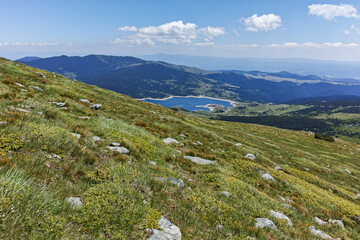 Fototapeta premium Landscape of Rila mountain near Belmeken Dam, Bulgaria