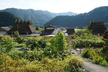 かやぶきの里（京都府南丹市美山町　北集落、京都丹波高原国定公園）