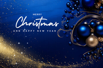 Naklejka premium Christmas banner