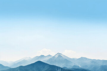 Obraz premium Nature beauty view mountains blue sky panorama travel landscape peak