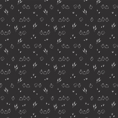 Cute chicken Seamless Pattern, Cartoon Doodle chickens Background vector Illustration