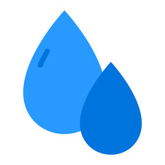 water colorful flat icon