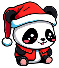 Happy panda - Merry Christmas